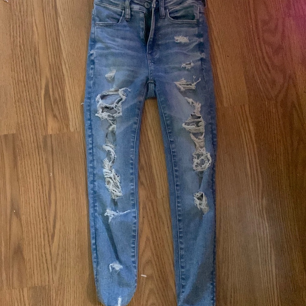 american eagle super stretchy skinny jeans